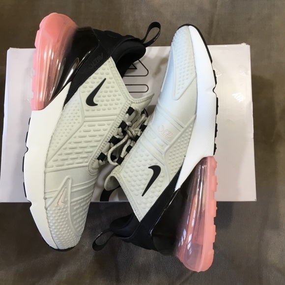 nike air max 270 cream black pink